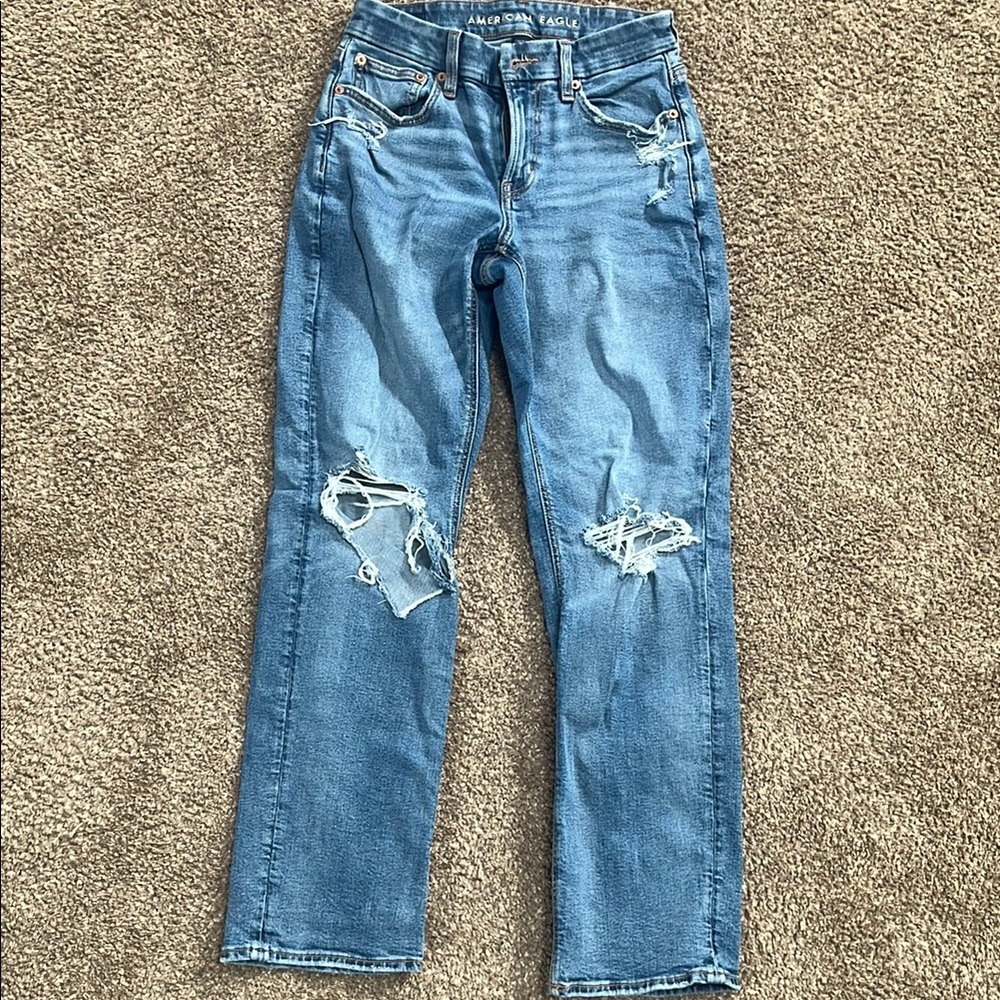 American Eagle Distressed Blue Jeans